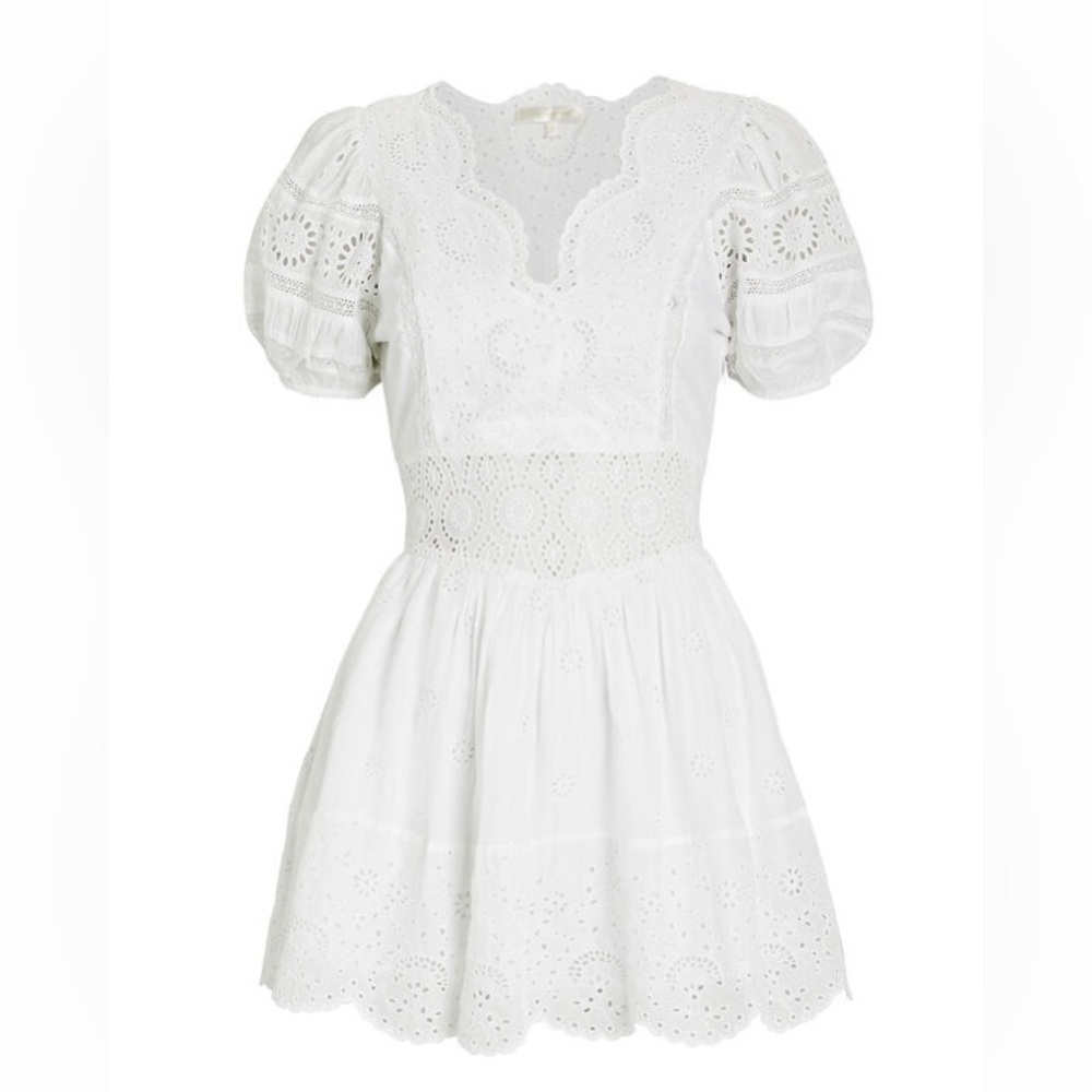 LoveShackFancy Valente Dress - White